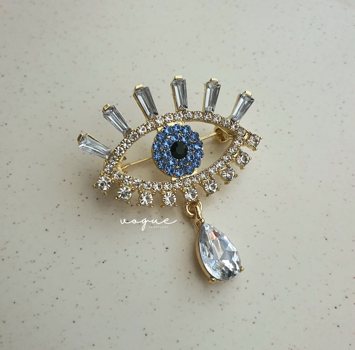 EVIL EYE TEARDROP