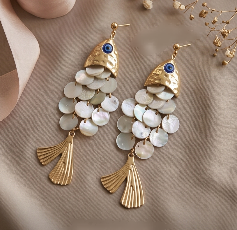 IVORY PAILLETTES FISH